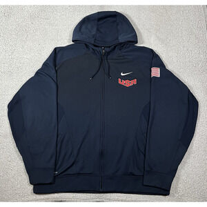 Nike Olympic Team USA Hoodie Mens 2XL Basketball Jacket Full Zip Sweatshirt